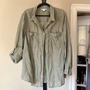 Linen button up